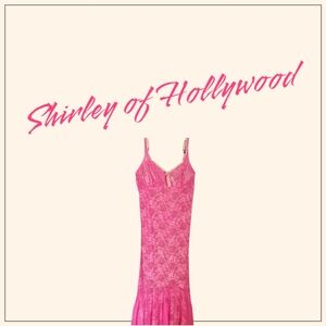 EUC Gorgeous Shirley of hollywood pink lace nightgown excellent condition sz lg